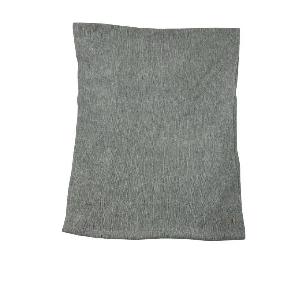 Calvin Klein Women’s Knit Infinity Scarf Light Gray Neck Warmer